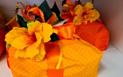 Confezione colomba fiore